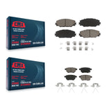 Front Rear Ceramic Brake Pad Kit For Scion Toyota tC Matrix Pontiac Vibe Corolla