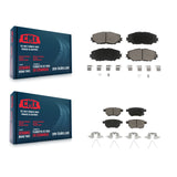 Front Rear Ceramic Brake Pad Kit For Toyota Corolla Scion xB Matrix Pontiac Vibe