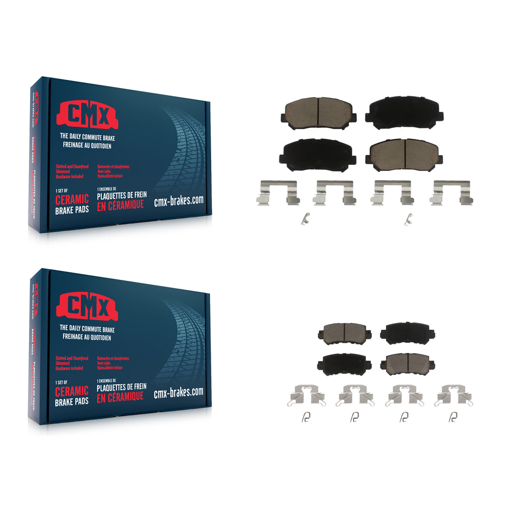 Front Rear Ceramic Brake Pads Kit For Mazda CX-5