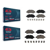 Front Rear Ceramic Brake Pad Kit For Ford Transit-250 Transit-350 Transit-150 HD