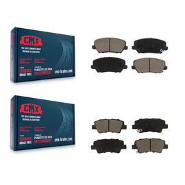 Front Rear Ceramic Brake Pads Kit For Hyundai Veloster