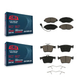 Front Rear Ceramic Brake Pads Kit For Volkswagen Tiguan Jetta Audi Golf R S3 Q3
