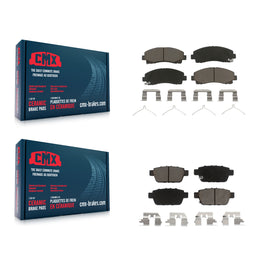 Front Rear Ceramic Brake Pads Kit For Honda Ridgeline Acura TL