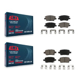 Front Rear Ceramic Brake Pads Kit For Chevrolet Cruze Volt Bolt EV EUV