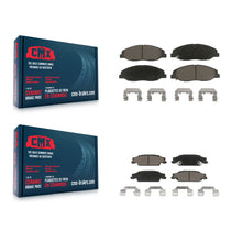 Load image into Gallery viewer, Front Rear Ceramic Brake Pads Kit For 2009-2011 Cadillac STS With Base Brakes