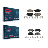 Front Rear Ceramic Brake Pads Kit For Toyota Camry Avalon Solara