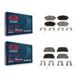 Front Rear Ceramic Brake Pads Kit For Toyota Camry Lexus ES330 ES300