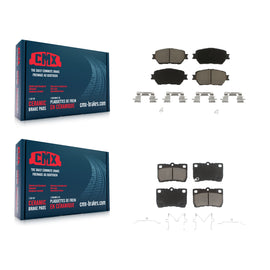 Front Rear Ceramic Brake Pads Kit For Lexus IS250 GS300