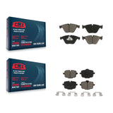 Front Rear Ceramic Brake Pads Kit For BMW 535i 640i Gran Coupe xDrive