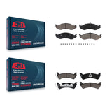 Front Rear Ceramic Brake Pads Kit For Jeep Grand Cherokee