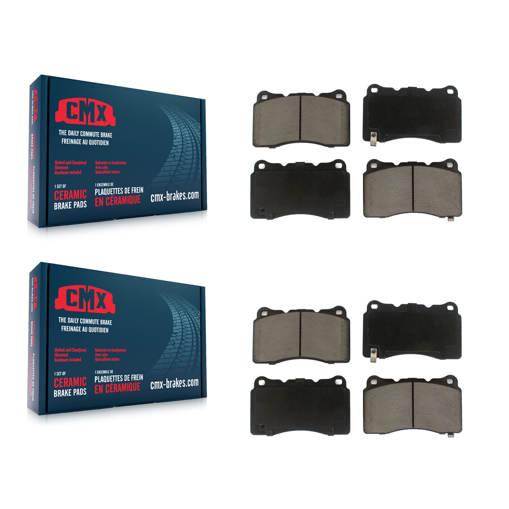 Front Rear Ceramic Brake Pads Kit For 2005-2006 Ford GT