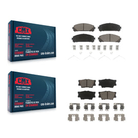 Front Rear Ceramic Brake Pad Kit For 2022 Toyota Camry With Manual Parking