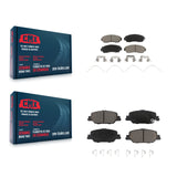Front Rear Ceramic Brake Pad Kit For Honda CR-V FULL HYBRID EV-GAS (FHEV) engine