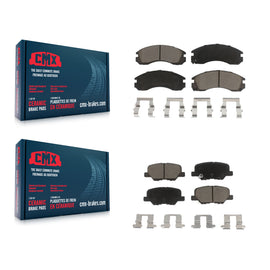 Front Rear Ceramic Brake Pads Kit For Mitsubishi Outlander PHEV