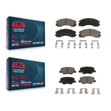 Front Rear Ceramic Brake Pads Kit For Mitsubishi Outlander PHEV
