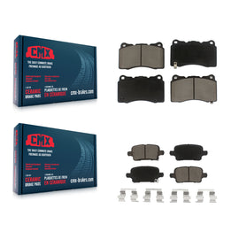 Front Rear Ceramic Brake Pads Kit For 18-19 Buick Regal TourX With Brembo Brakes