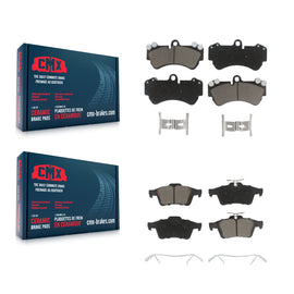Front Rear Ceramic Brake Pads Kit For 2017 Mercedes-Benz G550 4x4