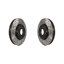 Front Drill Slot Brake Rotor Pair For Chevrolet Equinox GMC Terrain Malibu Buick