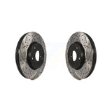 Front Drill Slot Brake Rotor Pair For Chevrolet Equinox GMC Terrain Malibu Buick