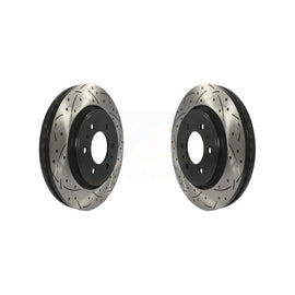 Front Drilled Slot Brake Rotors Pair For Ford F-150 Expedition Lincoln Navigator
