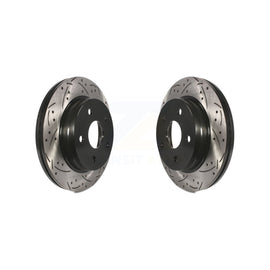 Front Drilled Slot Brake Rotors Pair For Ram 1500 Dodge Durango Classic Chrysler