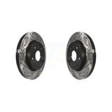 Rear Drill Slot Brake Rotors Pair For Chevrolet Malibu Buick Impala LaCrosse XTS