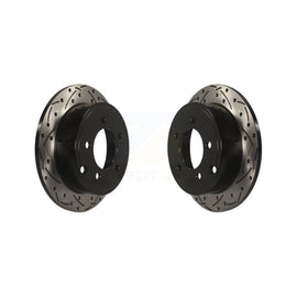 Rear Drill Slot Brake Rotor Pair For Jeep Dodge Patriot Chrysler Compass Avenger