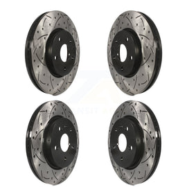 Front Rear Drill Slot Brake Rotor Kit For Chevrolet Malibu Impala Buick LaCrosse