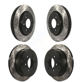 Kit de rotor de frein à fente avant et arrière pour Ford F-150 2010-2011 avec 6 roues à ergots 