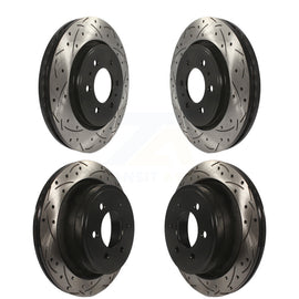 Kit de rotors de frein à disque fendus percés avant et arrière pour Ford F-150 