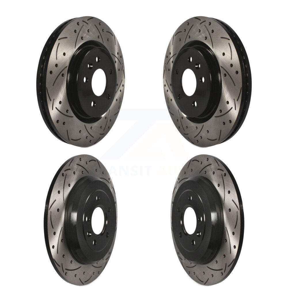 Kit de rotors de frein à fente avant et arrière, pour Ford Explorer Taurus Flex Lincoln MKS 