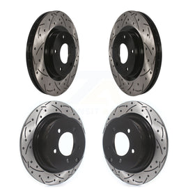 Front Rear Drilled Slot Brake Rotors Kit For Jeep Patriot Compass Chrysler Dodge