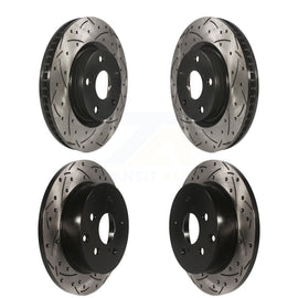 Kit de rotors de frein à disque fendus percés avant et arrière pour Toyota RAV4 