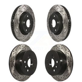 Front Rear Drill Slot Brake Rotor Kit For Toyota Camry Lexus ES350 Avalon ES300h