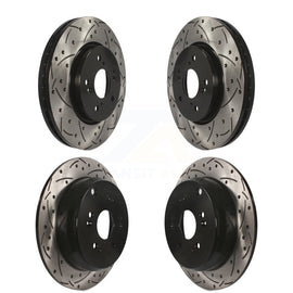 Kit de rotors de frein à disque fendus percés avant et arrière, pour Honda CR-V Acura RDX 
