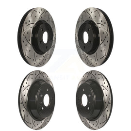 Kit de rotors de frein à disque à fente percée, revêtement avant et arrière, pour Ford Escape Lincoln MKC 