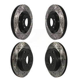 Kit de rotors de frein à disque fendus percés avant et arrière pour Mazda CX-9 2007 – 2015 