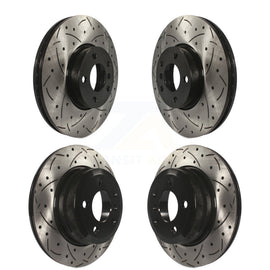 Kit de rotors de frein à disque fendus percés avant et arrière, pour BMW X5 X6 