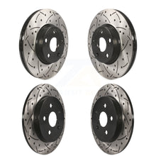 Load image into Gallery viewer, Front Rear Drilled Slot Brake Rotors Kit For Toyota Corolla Matrix Pontiac Vibe