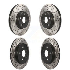 Kit de rotors de frein à fente avant et arrière, pour Toyota Corolla Matrix Pontiac Vibe 