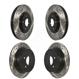 Kit de rotors de frein à fente avant et arrière percés pour Nissan Sentra SE-R Spec V 2007 – 2012 
