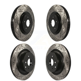 Kit de rotors de frein à disque à fente avant et arrière, pour INFINITI G37 Nissan 370Z Q60 Z 