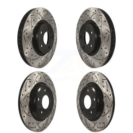 Kit de rotors de frein à disque à fente avant et arrière, pour Audi Q5 A4 A5 Quattro allroad A6 