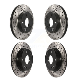 Kit de Rotor de frein à disque fendu percé avant et arrière, pour Honda Civic Acura ILX 