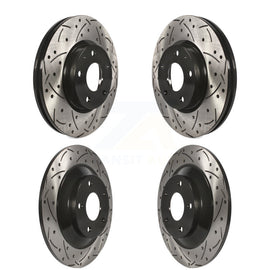 Kit de rotors de frein à disque fendus percés avant et arrière pour Mazda CX-5 2013-2015 