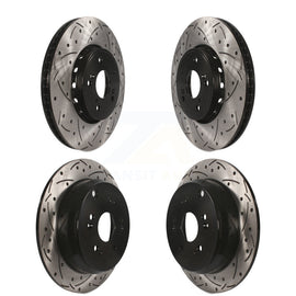 Kit de rotors de frein à disque fendus percés avant et arrière pour Acura RDX 2013-2018 