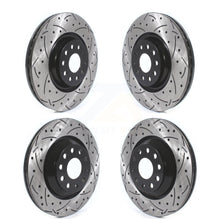 Load image into Gallery viewer, Front Rear Drilled Slot Brake Rotors Kit For Volkswagen GTI Audi Golf R S3 Q3 A3