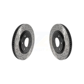 Front Drilled Slot Brake Rotors Pair For Nissan TITAN Armada INFINITI QX80 QX56