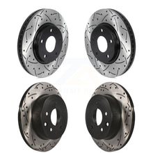 Load image into Gallery viewer, Front Rear Coated Drill Slot Disc Brake Rotors Kit For Infiniti Q45 M45 INFINITI