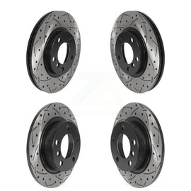 Front Rear Drilled Slot Disc Brake Rotors Kit For Mini Cooper Countryman Paceman